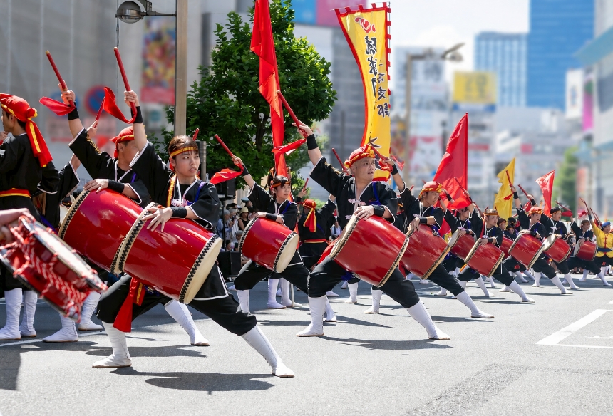 沖縄県 エイサー(琉球國祭り太鼓)