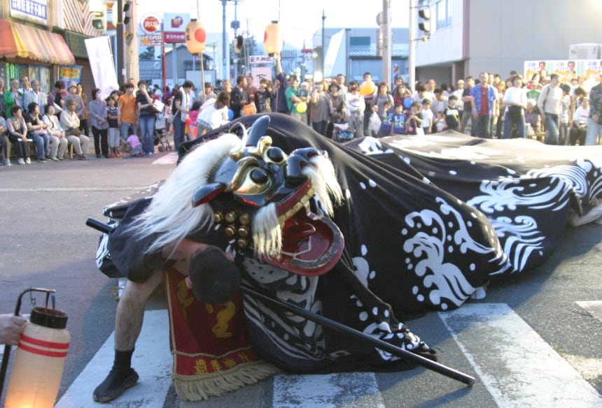 山形県長井市 ながい黒獅子まつり