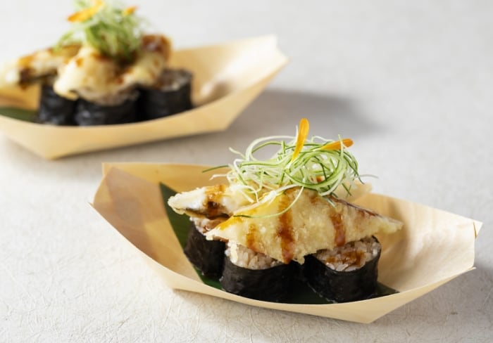 ～船清×八芳園～ 料亭壺中庵伝統の出汁で炊いた穴子の天ぷら寿司